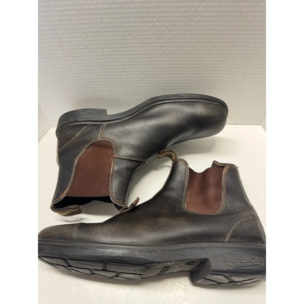 Blundstone 062 Chelsea Boots Brown‎ Leather Mens Size 12 AU/UK Dress Boot